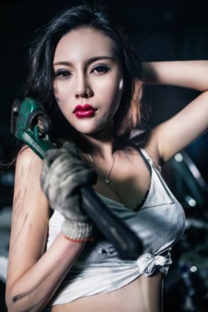 被涂污的鸟